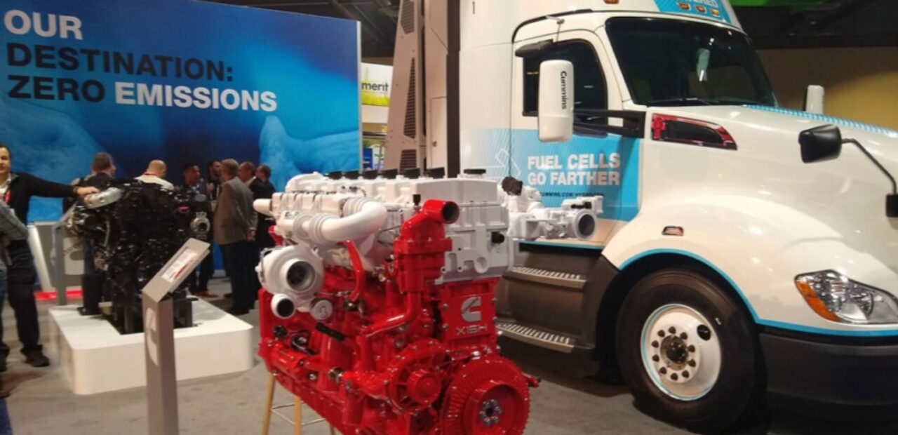 Cummins unveils 15 litre hydrogen engine
